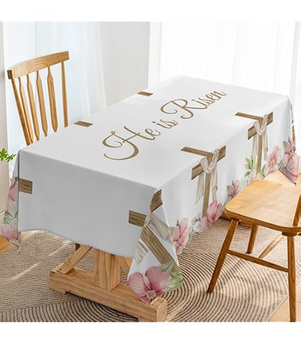 Lot De 2 Torchons De Cuisine Pâques – Motifs Religieux (45,7 X 66 Cm), Violets