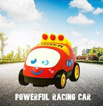 Kiddale Kids Remote Control(RC) Fast Car for Boys & Kids- with 2.4 GHz Technology, Lights-Red