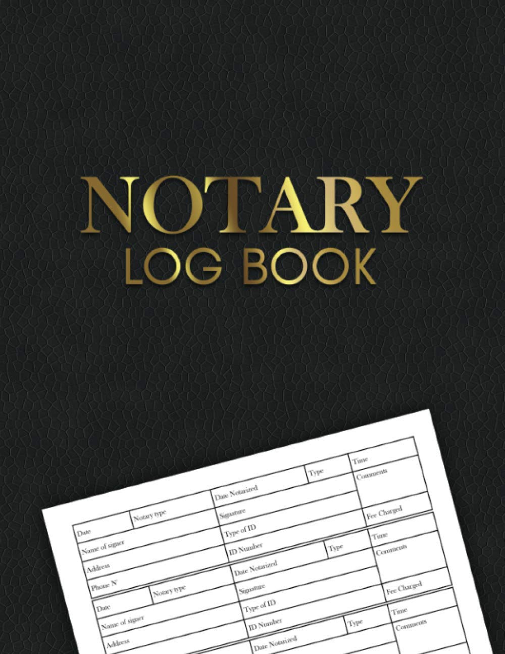 Notary Log Book Notary Public Record Book, Notary Book Journal