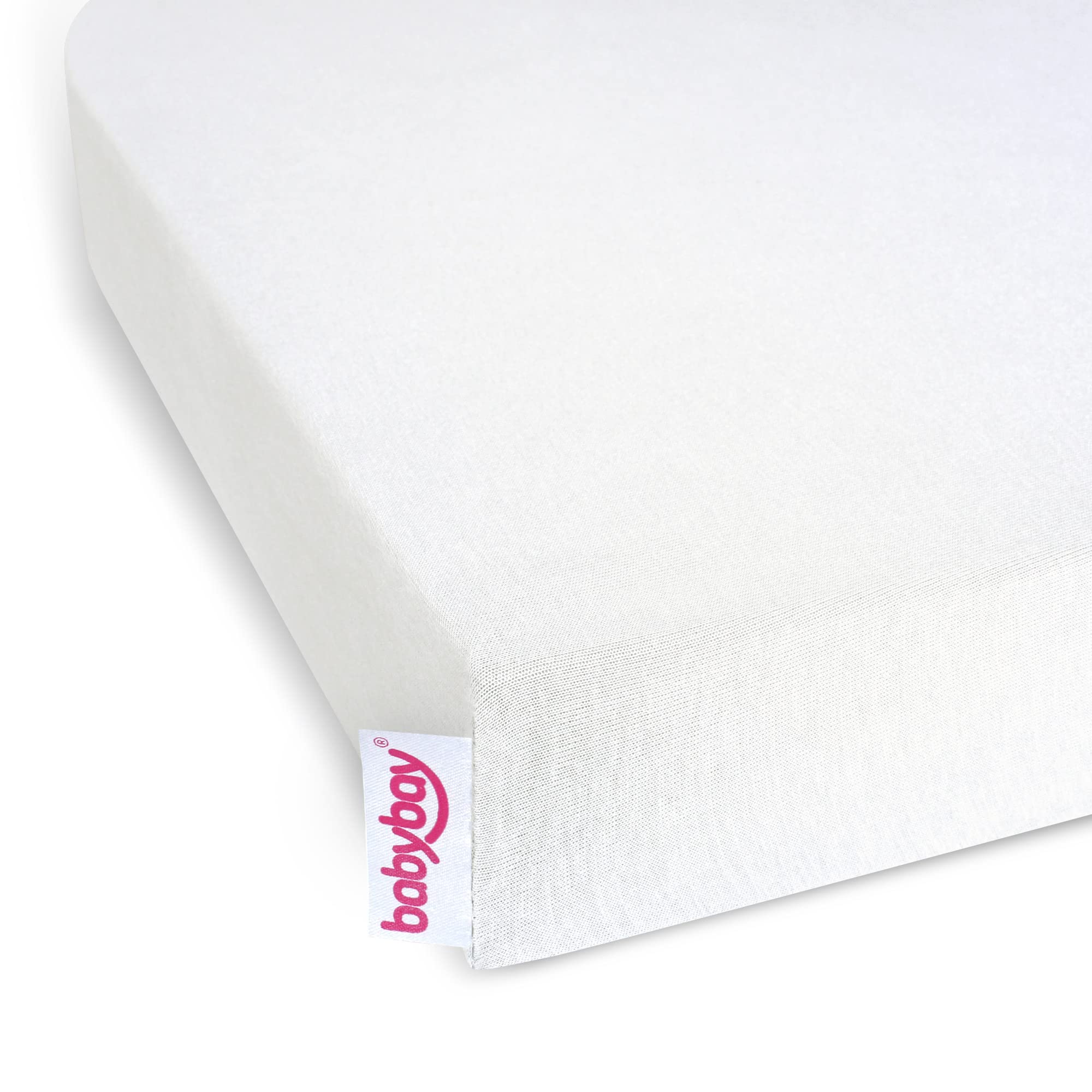 Babybay Jersey Cover for bedside sleeper Cot, Off-White