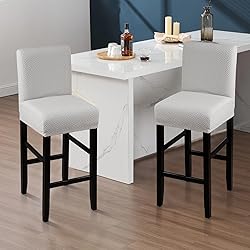 YISUN Waterproof Bar Stool Covers, Stretch Pub