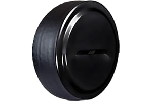 Jeep Wrangler Rubicon JL - 33" Color Matched Rigid JL Tire Cover (Plastic Face & Vinyl Band) - Black