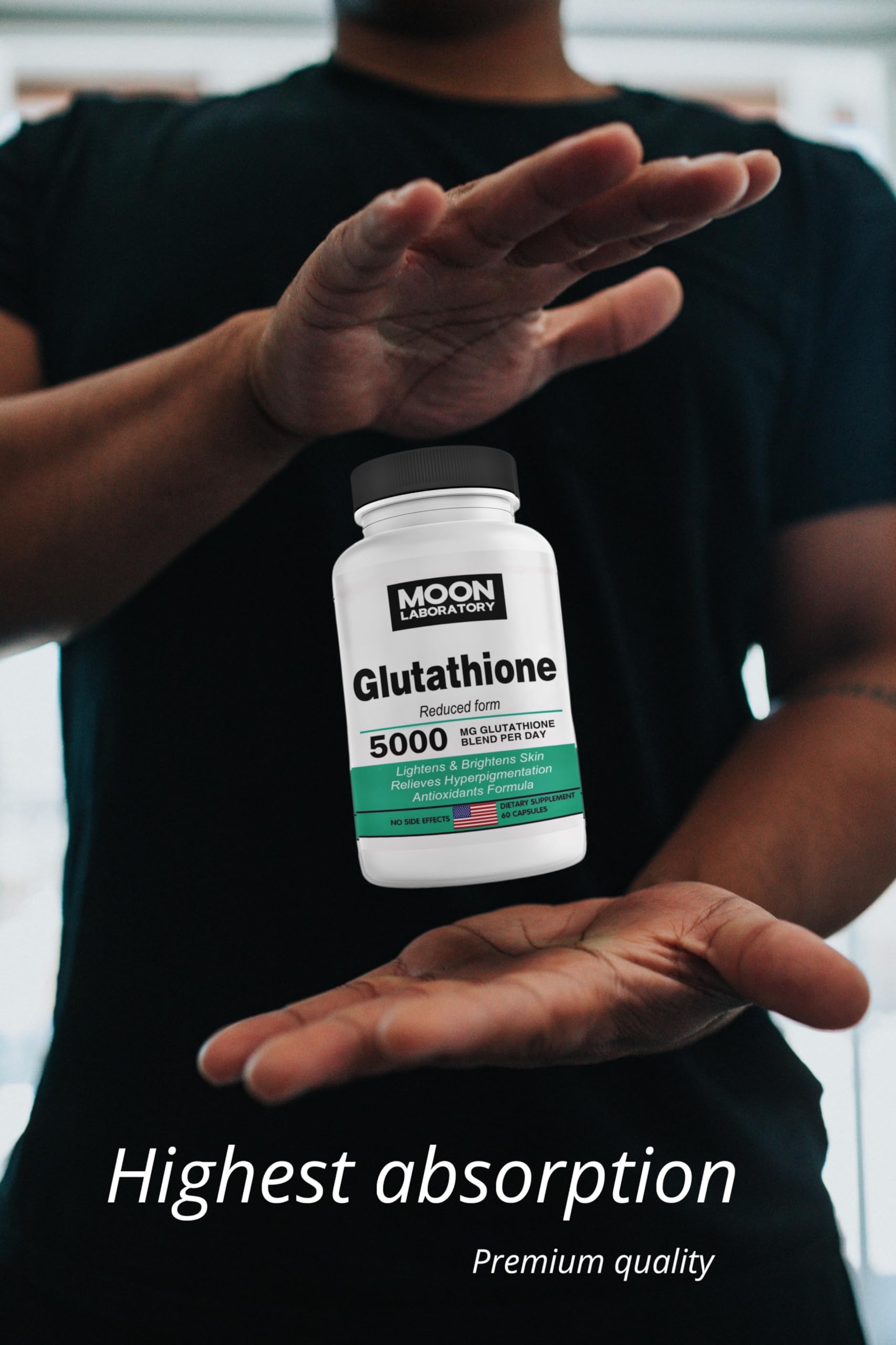 moon laboratory glutathione Mua Premium Glutathione Supplement 5000mg |Reduced Form|, Blend with  Collagen & Vitamin C – Skin brightening, Antioxidant, Immune Support. 60  Softgels trên Amazon Mỹ chính hãng 2026