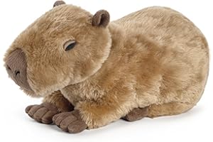 CUCKOOL Capybara Stuffed Animals, Microwavable Stuffed Animal Adorable Fluffy Capybara Plush for Warmth Comfort, Heatable Coolable Lavender Scent Toy, Cute Soft Plushie Gift for Kids Adult & Children Boy Girl