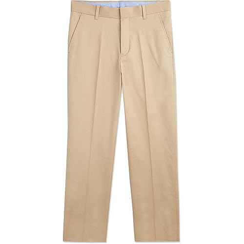 Tommy Hilfiger Boys' Flat Front Twill Dress Pant