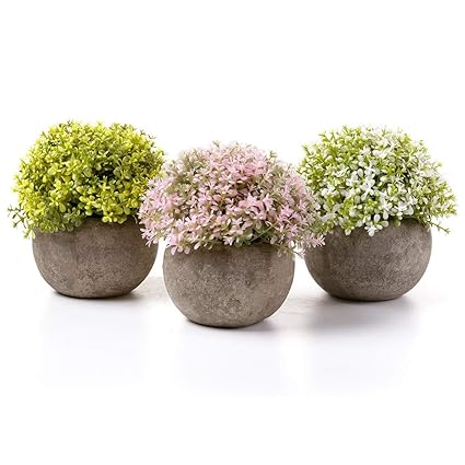 T4u Plastic Artificial Plants Potted Plants Decorative Lifelike