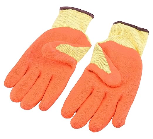 SAFEYURA Multipurpose Gardening Gloves Sweat Free Cotton Fabric Palm Side Coated with Latex