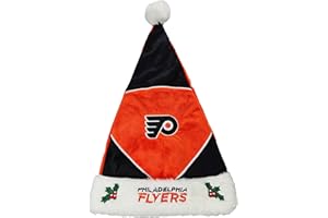 FOCO NHL Colorblock Santa Hat – Show Your Ice Hockey Spirit with Officially Licensed NHL Holiday Fan Apparel and Gift