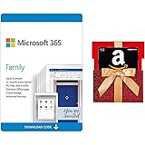 Microsoft 365 Family 12-month subscription with Auto-Renewal + $50 Amazon Gift Card