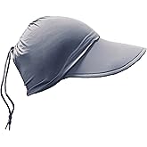 Jokari Sun Guard UPF 50+ Sun Protection Visor Hat – Full Coverage Sun Hat with Face Cover & Neck Flap, Convertible Sun Visor for Women with Ponytail Hole, UV Protection Wide Brim Hat Fishing Sun Hat