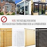 Funky Gadgets PVC Venetian Blind 105x150 cm Natural Wood Effect view 9