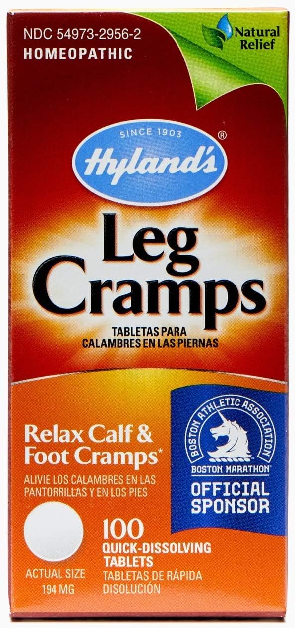Leg Cramp Tablets by Hyland's, Natural Relief of Calf, and Foot Cramp