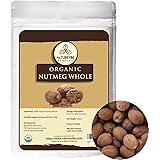 Naturevibe Botanicals Organic Nutmeg Whole 50gm | Non-GMO and Gluten Free | Indian Spice | Adds Aroma and Flavor
