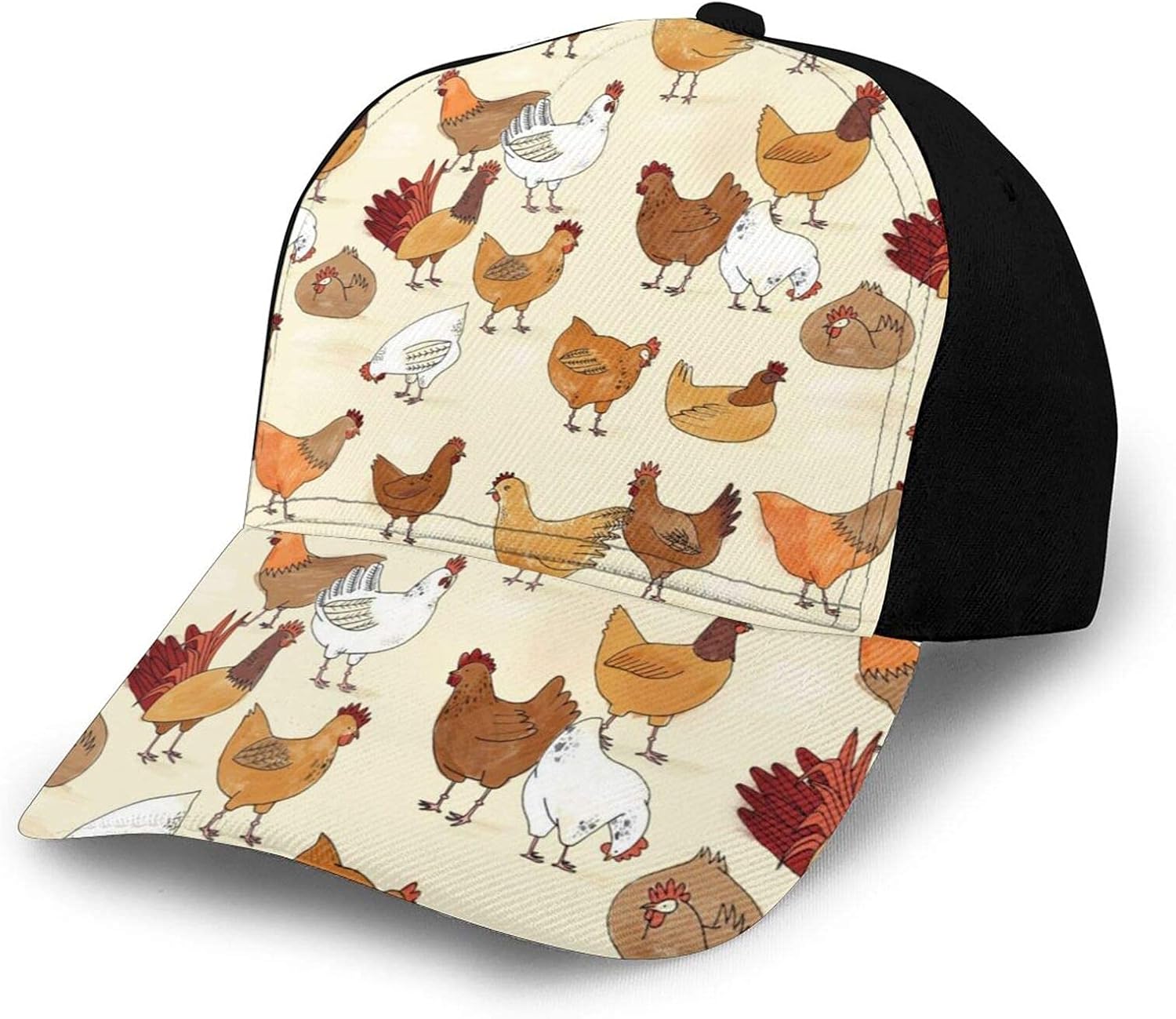 MayBlosom A Brood of Chickens Baseball Cap Hat Adjustable Trucker Hat