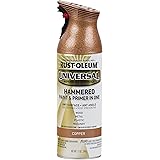 RUST-OLEUM 247567 Universal Hammered Spray Paint, 12 Ounce (Pack of 1), Copper, 11 Fl Oz