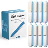 Linvivon 8-Pack Replacement Filters for WF400 Fountain | Includes 8 Filters Sponges, Compatible with WF400 Stainless Steel Pet Water Fountain for Large Dogs