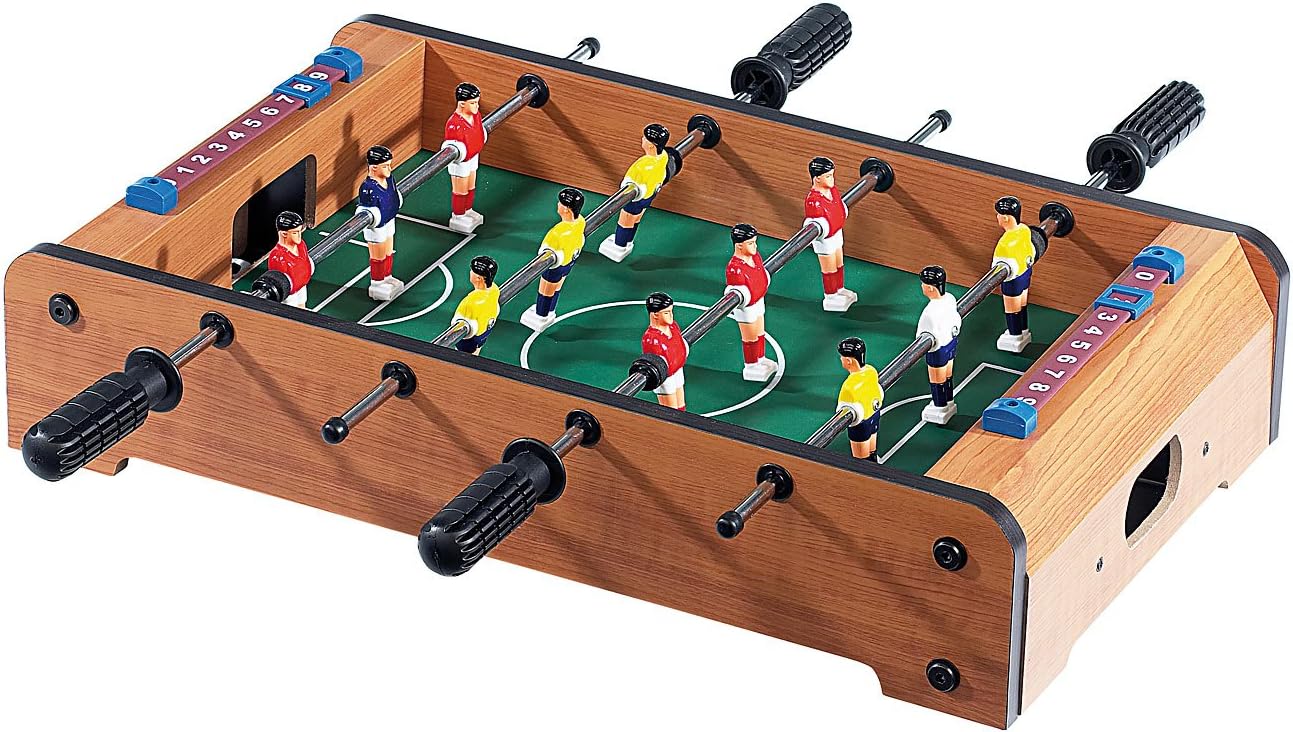 Mini mesa Futbolín, 51 x 31 cm: Amazon.es: Juguetes y juegos