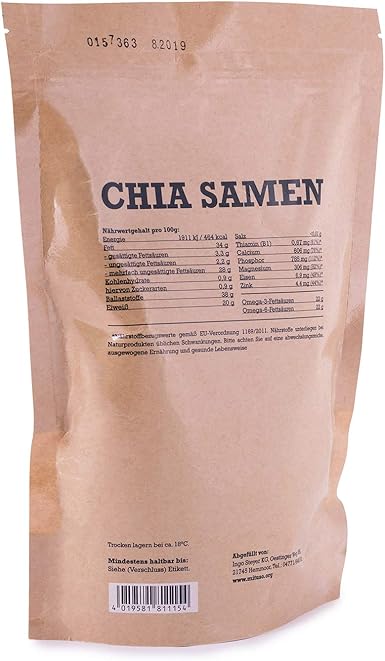 Semillas de Chia 100% Orgánico - Calidad Superior 1 x 1Kg - mituso ...