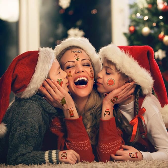 Babbo Natale Zoo 105.Phogary Tatuaggi Temporanei Natalizi Per Bambini 104 Pz Tatuaggi Finti Impermeabili Per Ragazzi E Ragazze Tatuaggi Per Feste Amazon It Bellezza