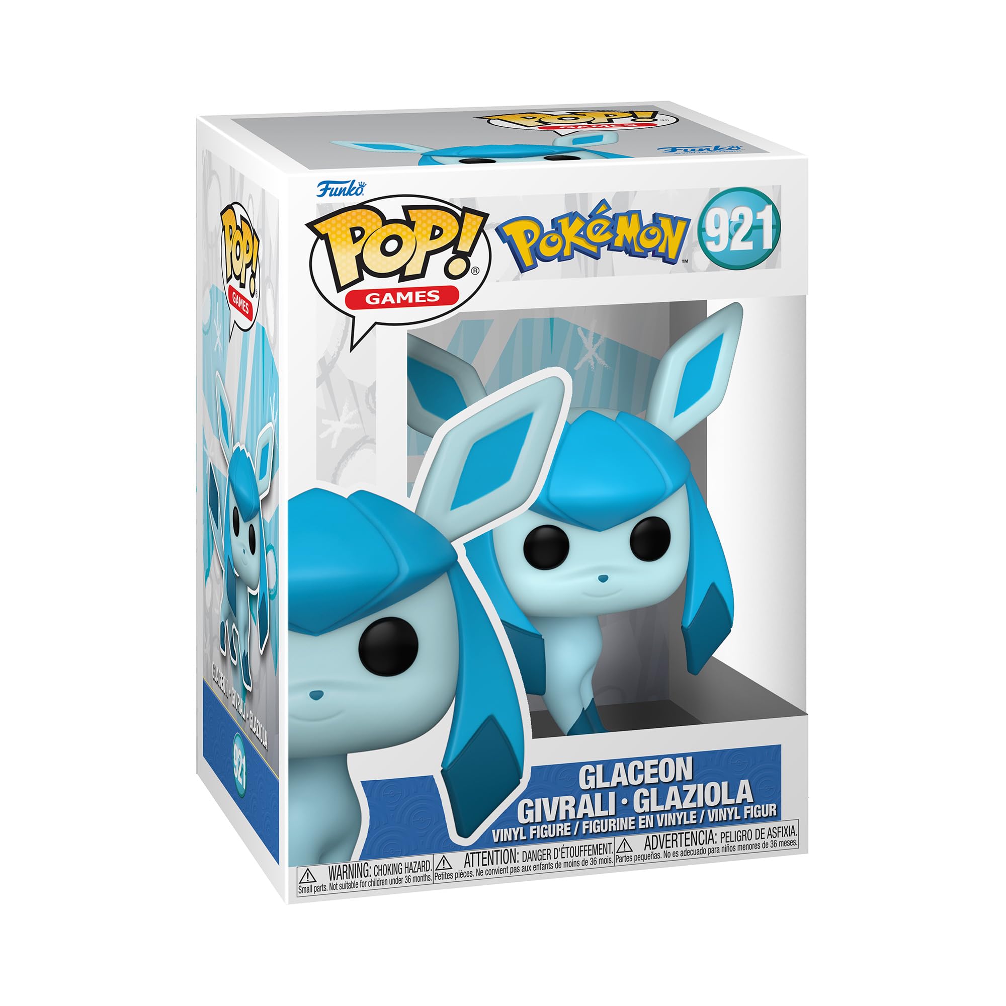 Funko POP! Games: Pokemon - Glaceon - Collectable Vinyl Figure - Gift Idea - Official Merchandise - Toys For Kids & Adults - Model Figure for Collectors and Display