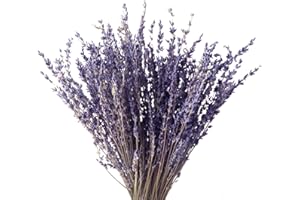 SONGJUM Natural Dried Lavender Flower Decor Lavender Flowers Dried Lavender Bouquets for Home Decor Wedding Decor Office Decor Party Decor DIY Gifts 100g,3.52oz