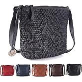VILENCA HOLLAND Genuine Leather Crossbody Sling Bag for Women - Trendy Casual Office Bag with Adjustable Strap