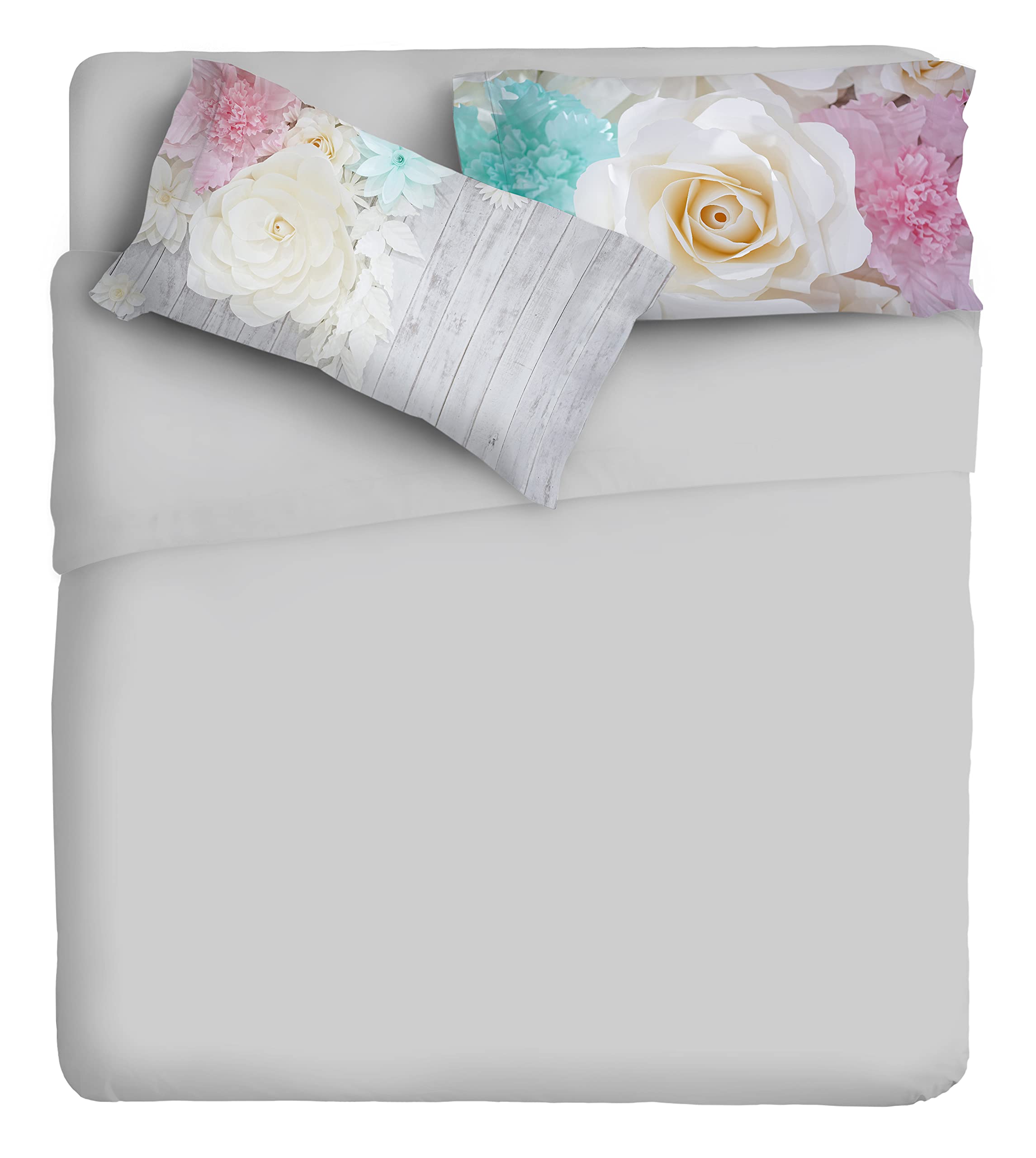 Ipersan Complete Photo Fine Art 2 Squares Cotton Multi Queen Size