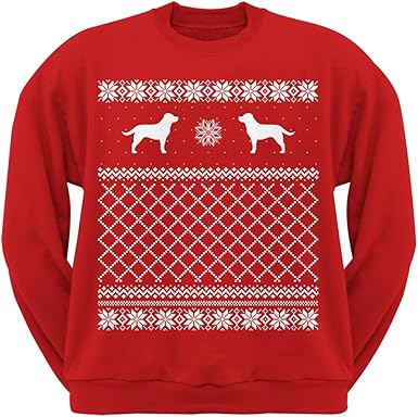 chocolate lab christmas sweater