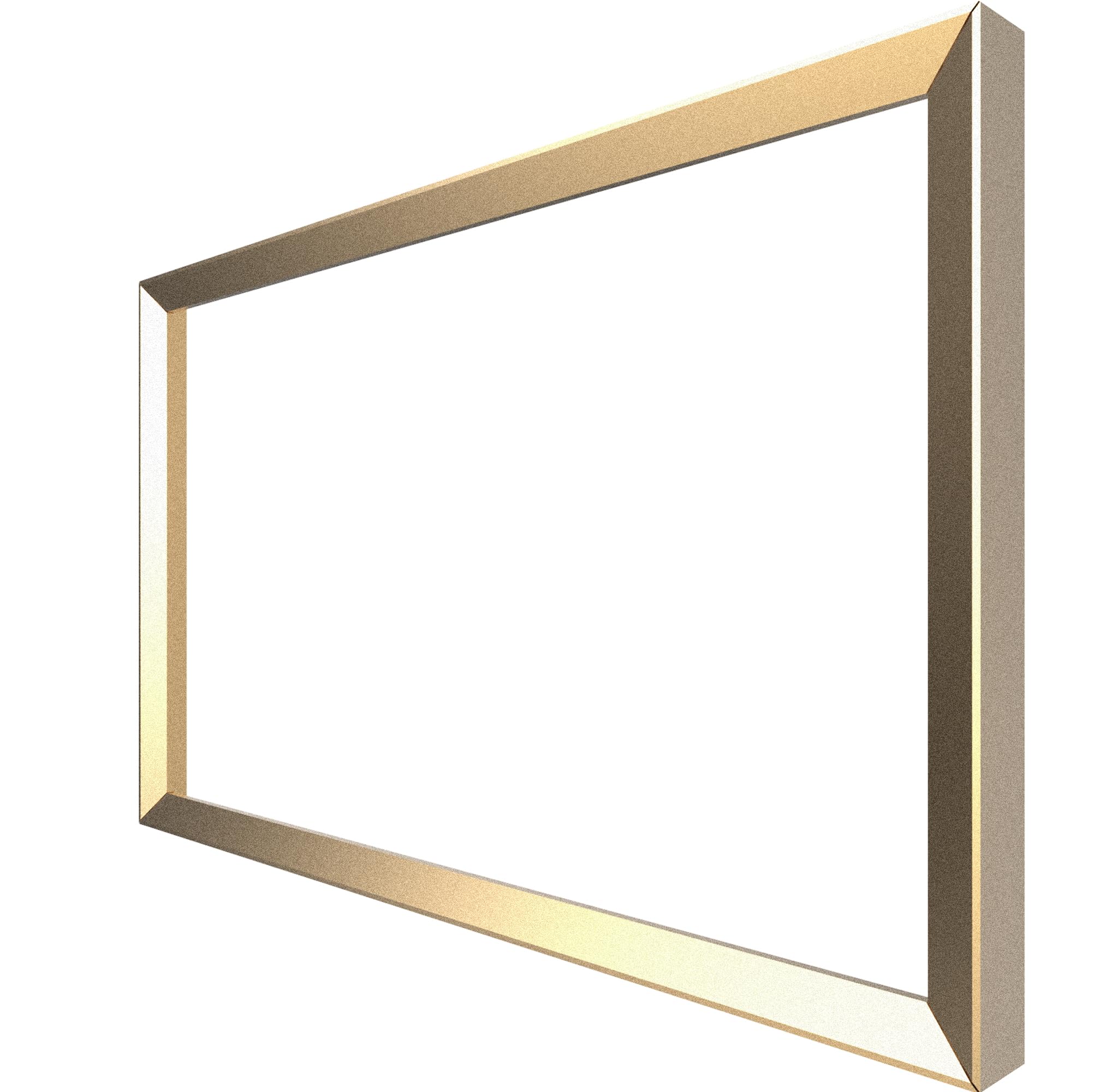 Photo 1 of Aluminum Alloy Decorative Frame for Echo Show 15 (golen)