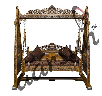 Aarsun Wooden Swings / swings for indoor and outdoor/ Jhoola for Home & Garden Floor-Standing/ wooden jhula SWINGS-002