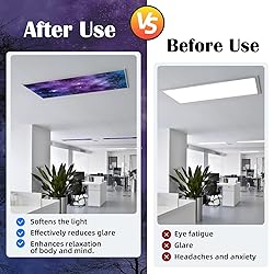 ANGSYLTH 2 Pcs Fluorescent Light Covers - 4 x 2