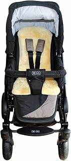 HEITMANN Baby Lammfellauflage 30 mm geschoren, für Tragschale, Buggy, Kinder Autositz, ca. 77x35 cm, waschbar