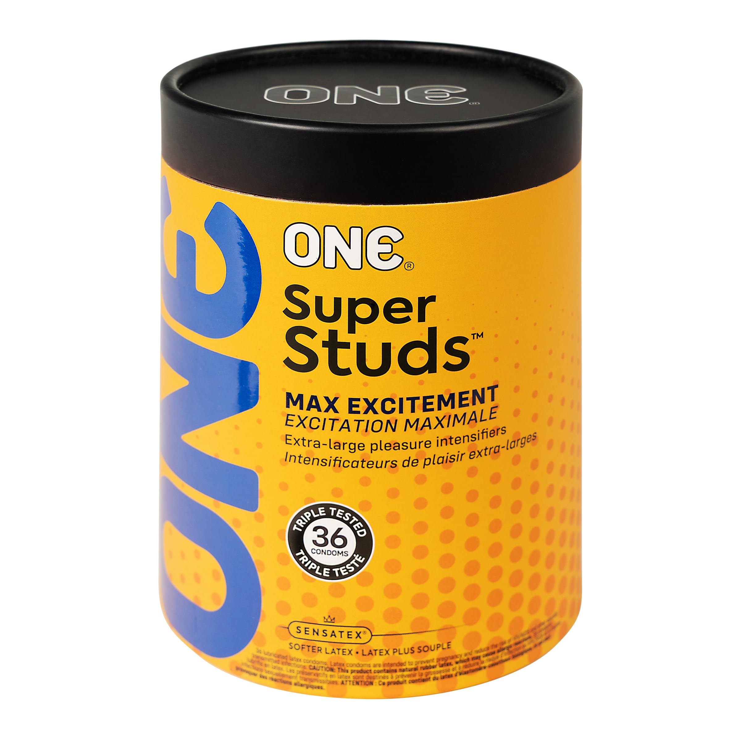 ONE® Condoms Super Studs | Textured Latex Condom