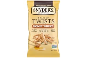 Snyder's of Hanover Pretzels, Braided Pretzel Twists Honey Wheat, 12 Oz