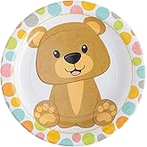 Fun Express Teddy Bear Dinner Paper Plates - 8 Ct.