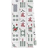 Geqtt Mahjong Gifts Dish Towels - Mahjong Decorative Waffle Weave Kitchen Towels, Hand Tea Towel for Kitchen Bathroom (16×24 Inches)