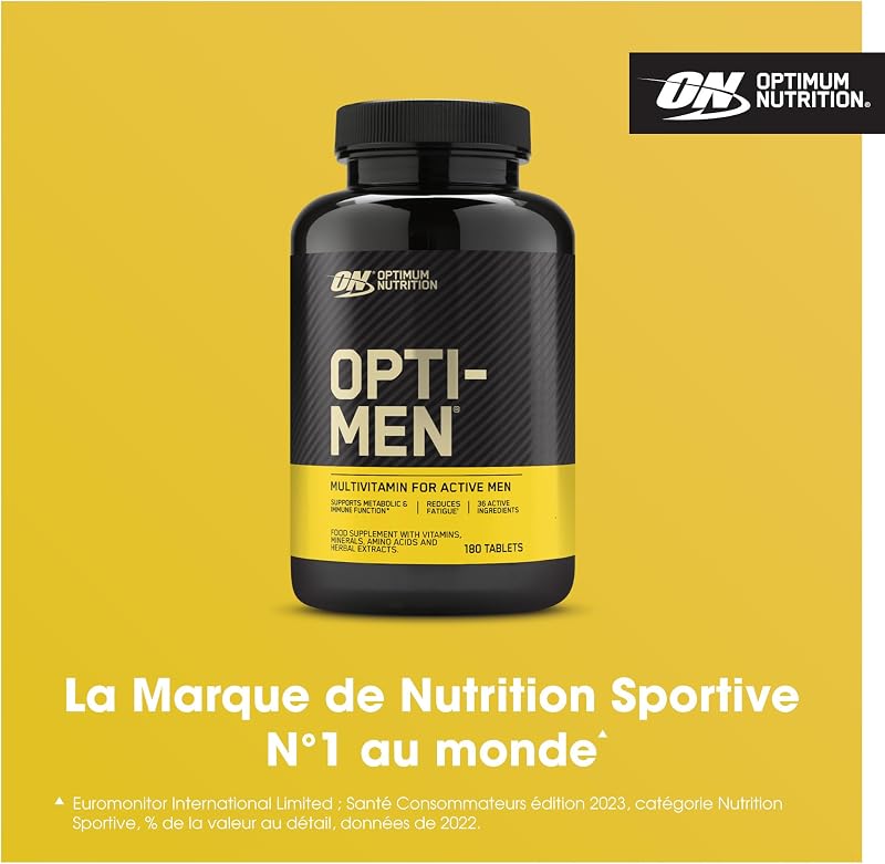 Opti-Men, Comprimés Vitaminés Haute Concentration, Hommes