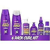 Miracle Curls: Shampoo, Conditioner, Deep Conditioner, Refresher Gel, Detangling Milk, Oil Treatment 6-Piece Set