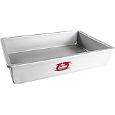 Fat Daddio's POB-10153 Anodized Aluminum Sheet Cake Pan, 10 x 15 x 3 Inch Silver