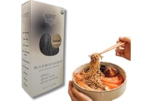 KLDSCP Superamen™ - Organic Black Bean Instant Noodles- High Protein, Keto Friendly, Gluten-Free, Vegan, Non-GMO, Kosher, Low Carb, Plant-Based Bean Noodles - 7oz (4 servings)