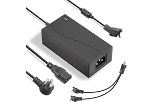 JOVNO Power Recliner Power Supply, 29V, 2A, Universal 2 Pin Y Splitter Cord to Dual Motor, 29V AC/DC Adapter Switching Power Supply Cord for Recliner Lift Chair Standing Desk Relining Sofa Couch 【10ft】