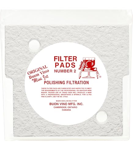 Buon Vino Mini Jet Filter Pad Set - 3 Grades For Wine Making (Coarse ...
