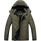 OTU Men's Waterproof Ski Jacket Snowboarding Windbreaker Warm Winter Hooded Mountain Snow Coat