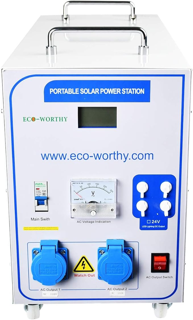 Amazon.com: ECO-WORTHY All-in-one Solar Charge Inverter: Built in 1500W