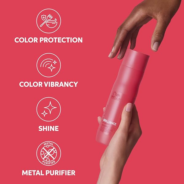 WELLA PROFESSIONALS INVIGO BRILLIANCE SHAMPOO | FOR FINE/NORMAL COLORED HAIR | INTENSE COLOR PROTECTION & MAINTAINS VIBRANCY | 33.8 FL OZ | 1 L