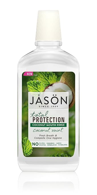 Jason Total Protection Coconut Mouth Rinse Coconut Mint 16 oz
