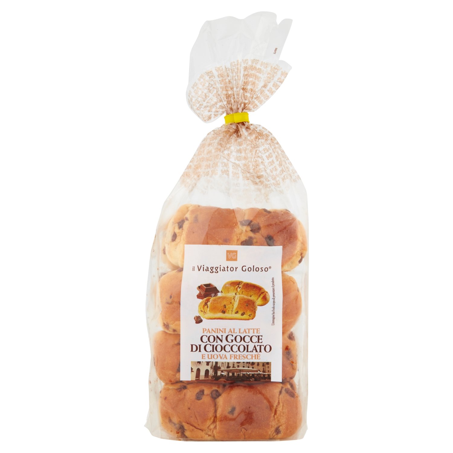 Viaggiator Goloso Panini Latte Gocce Cioccolato 280g