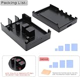 Geekworm Raspberry Pi 4 Aluminum Case Heavy Duty Passive Cooling for Pi 4B view 5