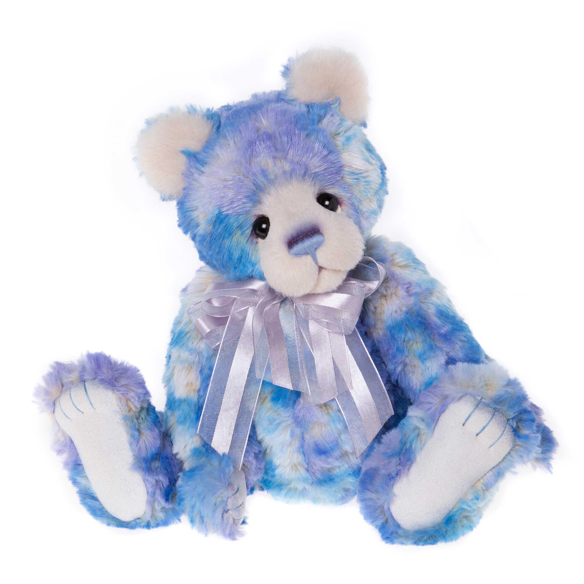 Charlie Bears 2023 - Streamers | Colourful Teddy Bear Plush - Fully Jointed Handmade Collectable Cuddly Soft Toy Gift - 13"
