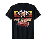 Disney Pixar Cars McQueen Pit Crew Red Distressed